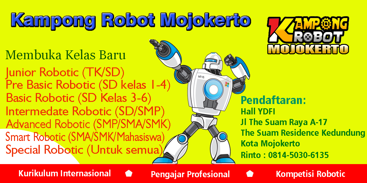 kelas baru robot mojokerto